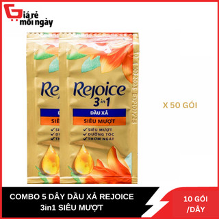 COMBO 5 Dây Rejoice xả Siêu mượt 10 gói/DÂY