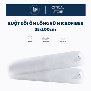 Ruột gối ôm lông vũ nhân tạo Microfiber Jun Store kích thước 35x100cm