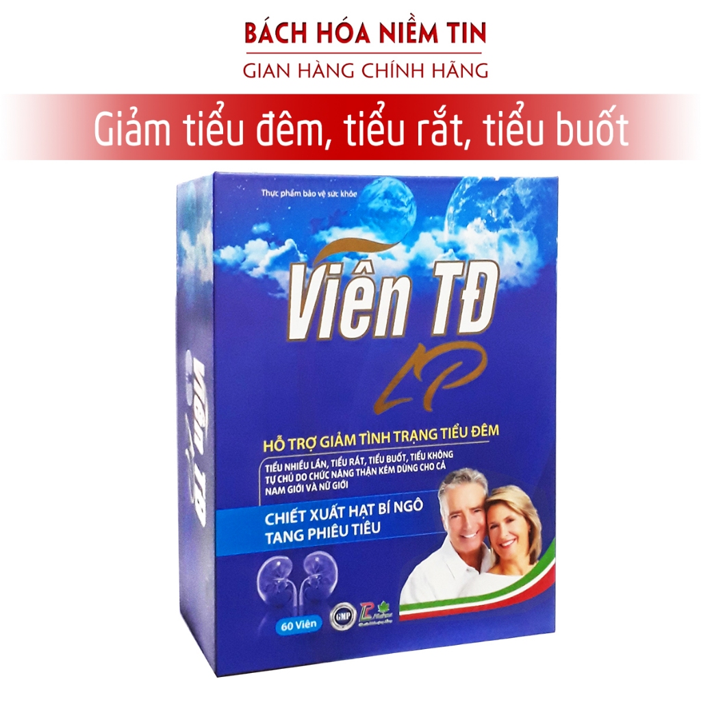 Viên giảm tiểu đêm TĐ LP -  giảm tiểu buốt, tiểu nhiều lần, tiểu không kiểm soát - Thành phần từ thảo dược tự nhiên
