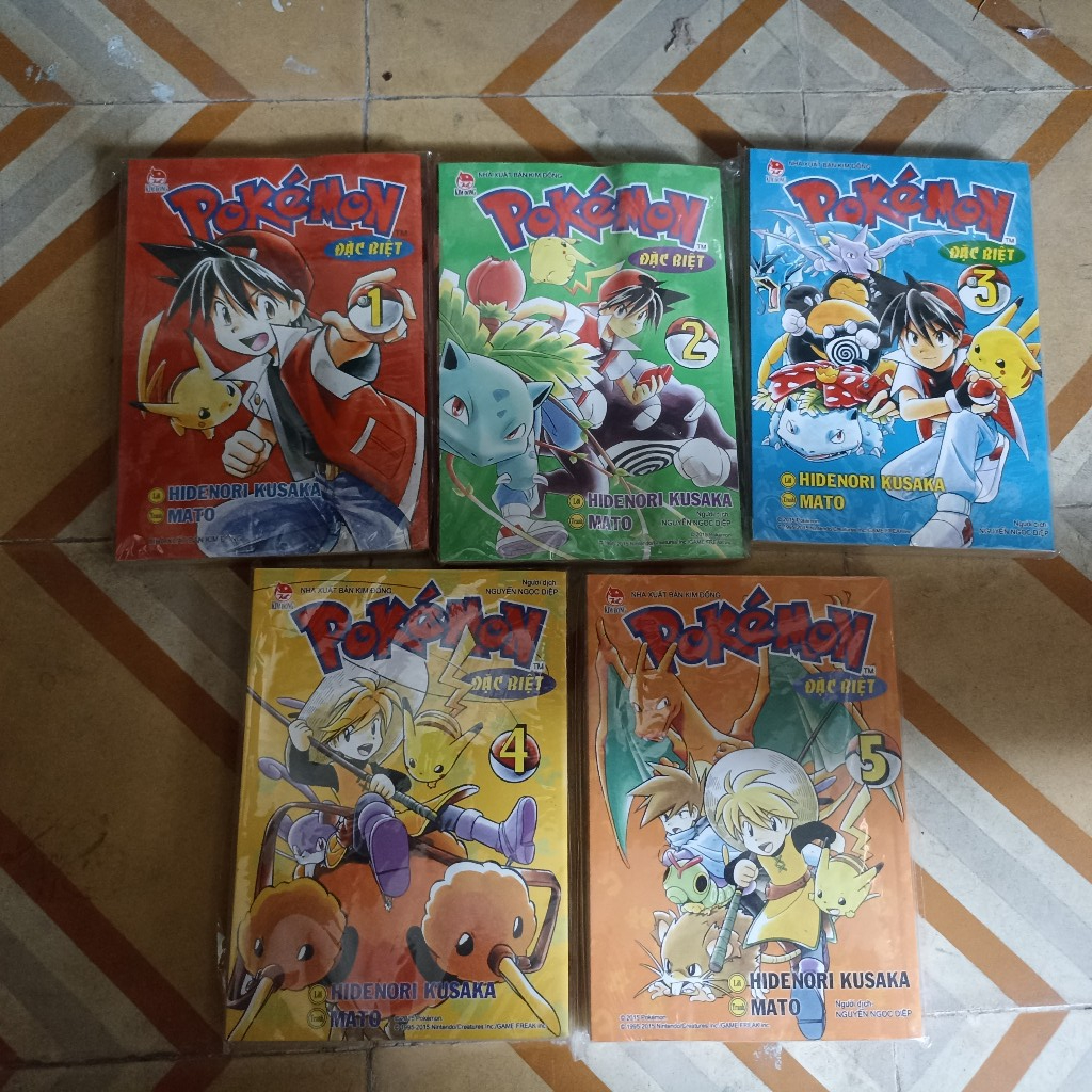 Pokemon Đặc biệt vol 1, 2, 3, 4, 5 (unseal)