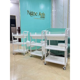 Xe đẩy Spa 3 tầng có khay cao cấp