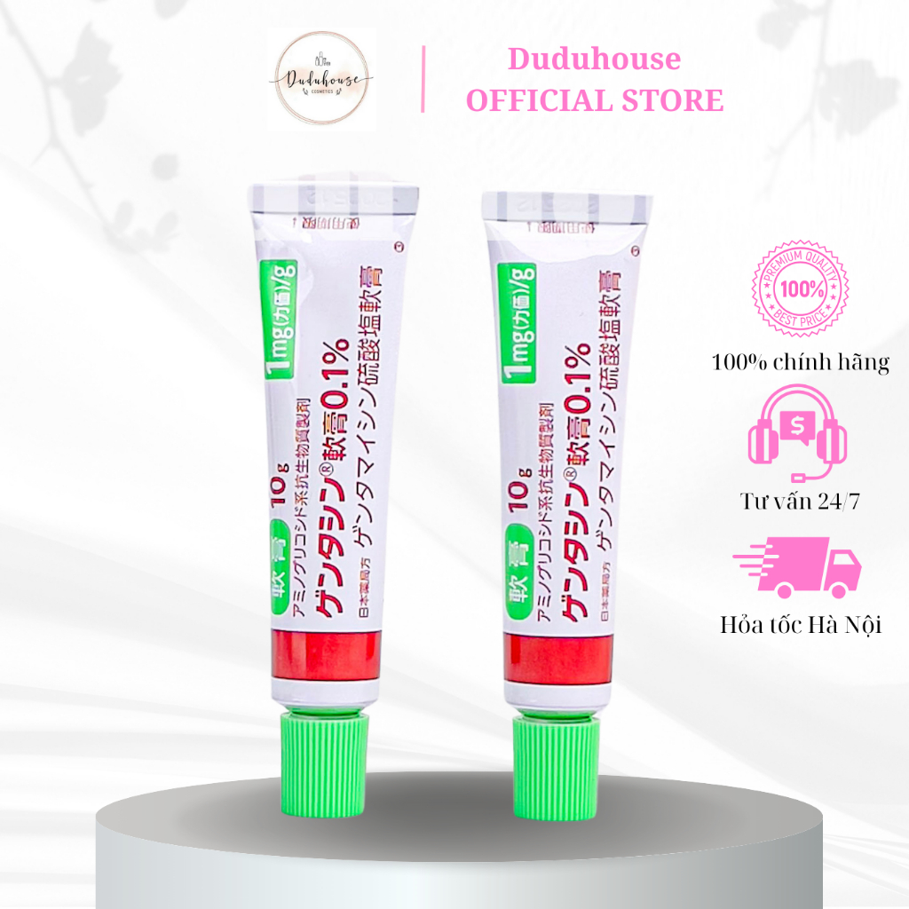 Kem sẹo Gentacin Hỗ trợ xử lý hiệu quả sẹo lồi, sẹo bỏng và sẹo thâm 10g Duduhouse