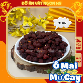 Ô mai mơ cay ô mai đồ ăn vặt ngon hấp dẫn