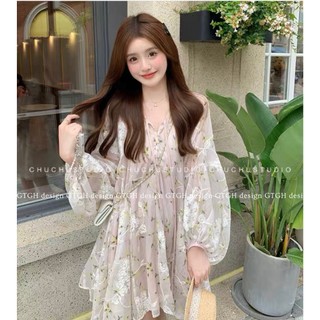 Siuu phẩm váy tơ hoa babydoll so hottt hàng TKCC freesize
