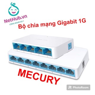 Switch mercury 5 port/8 port gigabit 1g: đồng bộ dữ liệu nhanh chóng, mạng lan linh hoạt