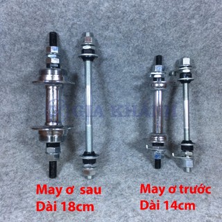 May ơ – đùm – trục trước, sau xe đạp