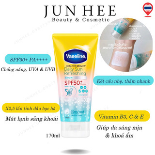 [ JUNHEE AUTH ] DƯỠNG THỂ chống nắng VASELINE DAILY SUN  CHÍNH HÃNG THÁI LAN
