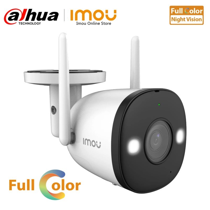 Camera IP 4MP WiFi Ngoài Trời IMOU F42FP Bullet 2E 1080P FullHD MÀU BAN ĐÊM
