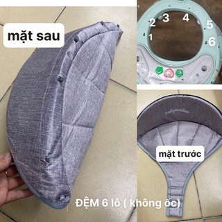 Yên xe tròn tập đi thay thế 6 lỗ/ Đệm xe tròn tập đi hàng thay thế 7 lỗ