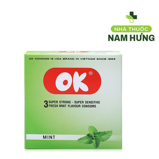 Bao cao su ok mùi bạc hà