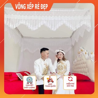 HÀNG TUYN LẠNH CAO 2M-2M2 - TRỌN BỘ MÀN KHUNG CUNG ĐÌNH REN LẠNH LOẠI 1 ĐỦ KÍCH THƯỚC 1M6 1M8 2M2
