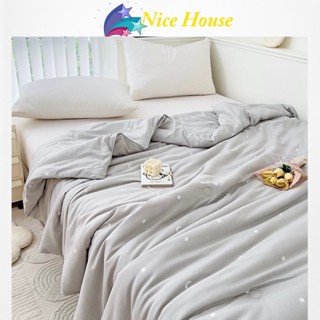 Chăn Hè Trần Bông Cotton Đũi Hàn Mền Mại 2mx2m3 màu sắc nhẹ nhàng nhập khẩu mới nhất 2024_ Nice house