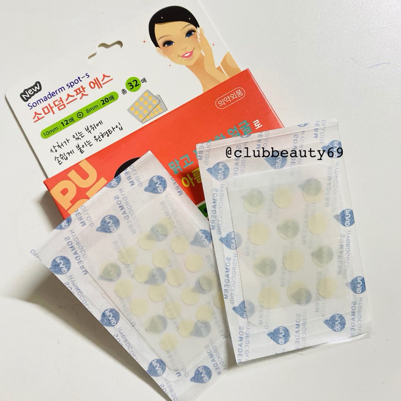 Miếng dán mụn Somaderm Spot-S 32pcs (Hãng Young Chemical- Hàn Quốc)