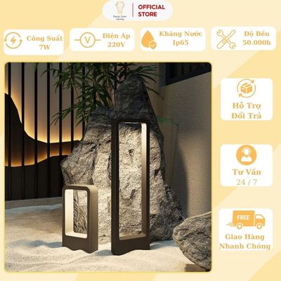 Đèn Sân Vườn Energy Green Lighting DSV-818 - Kháng Nước - 60Cm - Sử Dụng Điện - Trang Trí Ngoài Sân - BH 1 Năm