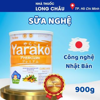 Sữa nghệ yarako premium curcumin 400g/900g