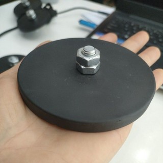 2 nam châm đế cao su siêu từ tính D88 gắn mào taxi gắn đèn chiếu sáng gắn camera máy quay siêu mạnh
