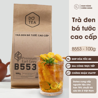Trà đen bá tước cao cấp B553 Dotea 100g vị thơm tao nhã hương Bergamot nồng nàn nguyên liệu trong pha chế đậm vị trà