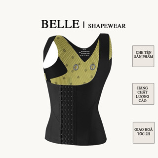 AN001 Áo Gen Bụng Cổ Chữ U Định Hình Eo Thon Nâng Ngực Chống Gù Lưng