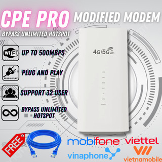 ✨Bảo hành 5 năm✨Bộ định tuyến WiFi Modem thẻ Sim 𝟒𝐆/𝟓𝐆 𝐂𝐏𝐄 𝐏𝐑𝐎 Bộ định tuyến LTE Cat12 gốc lên đến 600Mbps Bộ định tuyến