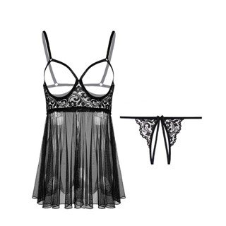 Váy ngủ hở ngực kèm gọng cài sau gợi cảm C57