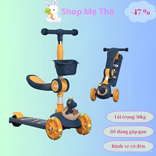  Xe scooter cho bé Xe trượt scooter đa năng cho bé xe trượt cao cấp loại 1 