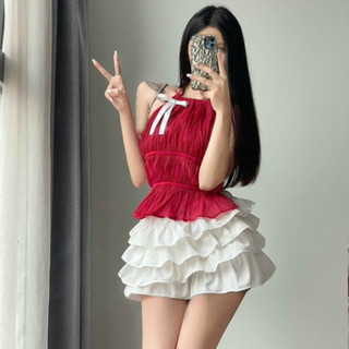 Áo Kiểu Cổ Yếm Đính Nơ PINKSTORE29 Kiểu Hở Lưng Gợi Cảm A51061