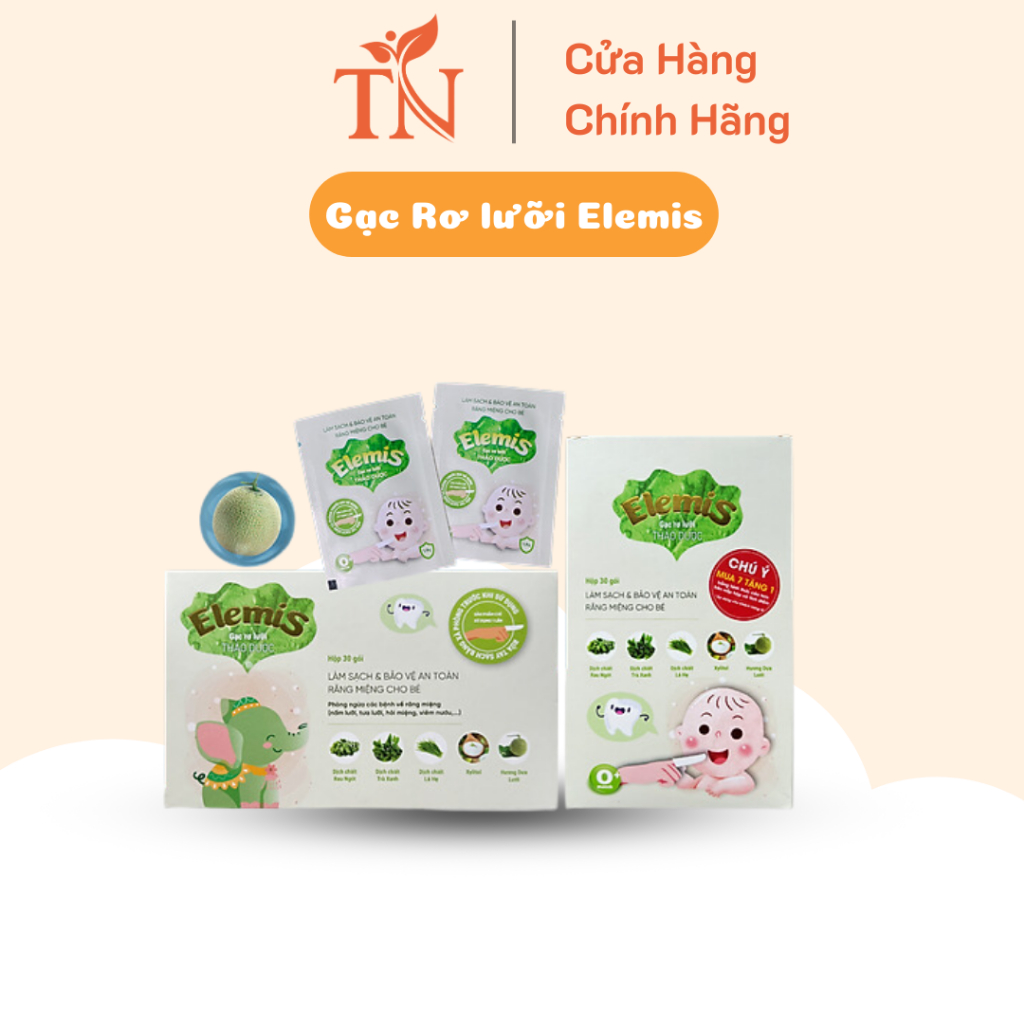 Elemis Gạc rơ lưỡi cho bé ( hộp 30 gói)