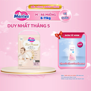  Tã quần Merries First Premium đủ size M46/L36/XL32