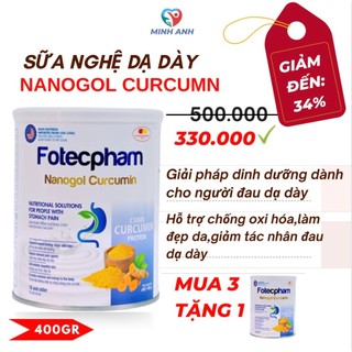 Sữa nghệ dạy dày Nano gold hỗ trợ người đau dạy dày cung cấp dinh dưỡng sức khỏe cho cơ thể chính hãng của Japa Kids