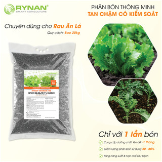 Phân bón tan chậm chuyên cho rau ăn lá rynan® vetamate 140 npk 27-08-08+te