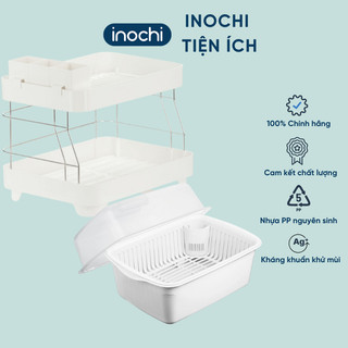 Kệ chén bát có nắp và kệ chén bát 2 tầng đa năng - inochi