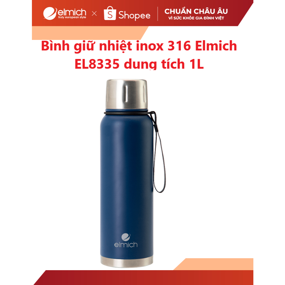 Bình giữ nhiệt inox 316 Elmich EL8335 dung tích 1L