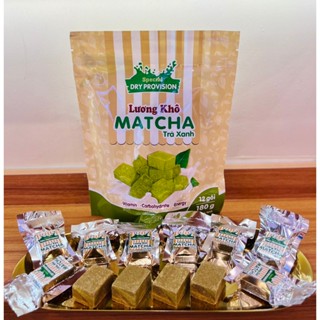 Lương khô matcha size nhỏ 15g/viên, gói 12 viên