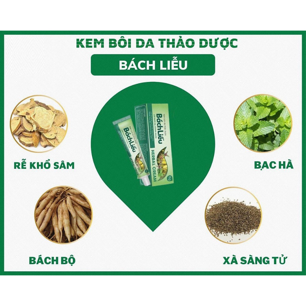 Kem Bôi Da Thảo Dược Bách Liễu SLIMMING CARE - Dùng Cho: Viêm, Nấm, Ngứa, Á S.ừng, Hăm, Mẩn ngứa