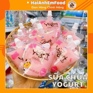 Túi nước sữa chua trái cây yogurt 4 vị, sữa chua uống giải nhiệt