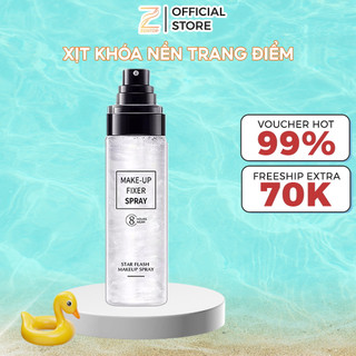 Xịt khóa nền xịt khóa makeup lâu trôi bắt sáng giữ lớp trang điểm bền màu ZENTOP