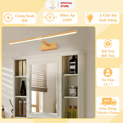 Đèn soi tranh - rọi gương  Energy Green Lighting - 5058 - 40cm Cao Cấp Trang Trí Nội Thất Hiện Đại - 3 Chế Độ Ánh Sáng