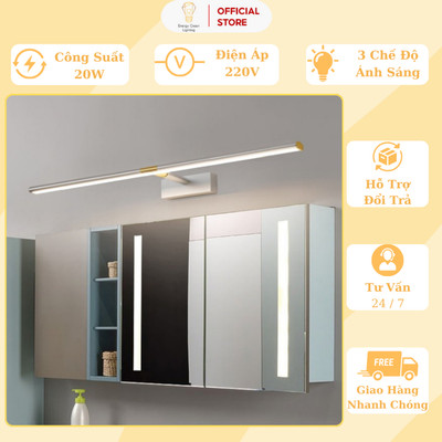 Đèn soi tranh - rọi gương Energy Green Lighting - 5058 - 100cm Cao Cấp Trang Trí Nội Thất Hiện Đại - 3 Chế Độ Ánh Sáng