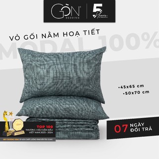  01 Vỏ Gối Nằm Gòn Bedding Lụa Modal Hàn Quốc 50x70 cm Hoạ Tiết