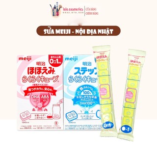 Sữa meiji thanh 0 meiji thanh 9 lẻ Nhật 27gr