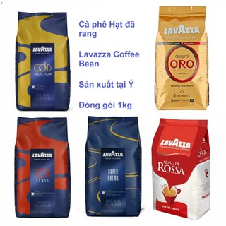 Cà phê hạt đã rang lavazza coffee beans made in italy, 1000g date 7-2025