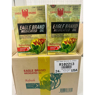 Dầu gió con ó vàng Eagle Brand Medicated Oil Refresh 24ml