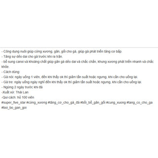 SUPER FIVE STAR CỨNG XƯƠNG, GÂN GỐI