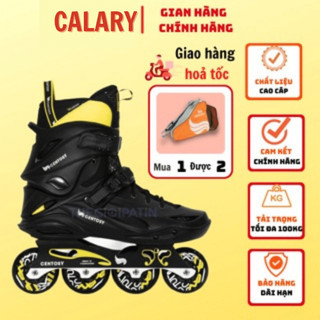 Giày Patin Người Lớn Cougar-Centosy Freestyle Pro Cao Cấp Frame Hợp Kim Chắc Chắn, Tặng Kèm Phụ Kiện Bảo Hộ