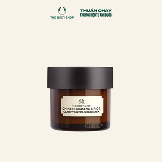 Mặt Nạ Gạo & Nhân Sâm Chinese Ginseng&Rice Clarifying Polishing Mask 75ml The Body Shop