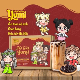 Nguyên liệu làm Trà sữa Yumi các loại, set trà sữa tự nấu tại nhà kèm HƯỚNG DẪN chi tiết dễ hiểu