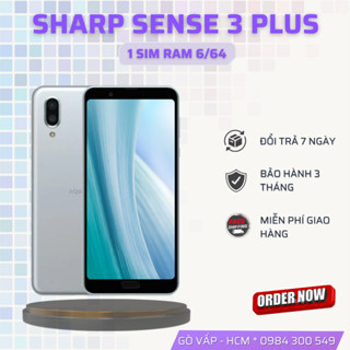  Điện Thoại Sharp AQUOS sense 3 Plus Zin Đẹp Pin Trâu Ram 6 64 