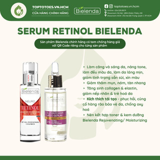 Serum Retinol Bielenda Neuro/ Mezo Skin Clinic trẻ hoá, làm da căng bóng, mờ thâm sẹo