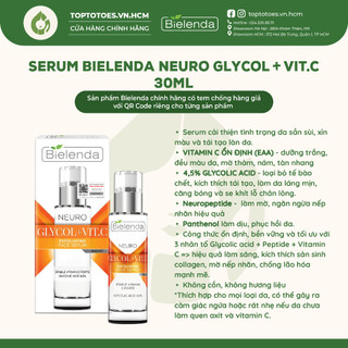 Serum Bielenda Neuro Glycol + Vit C Night làm trắng da, chống lão hóa ban đêm