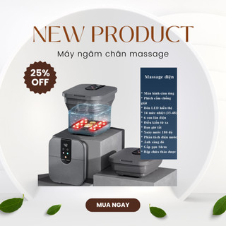 Chậu Ngâm Chân Massage Thảo Dược Gấp Gọn Chigo 8L Có Sục Khí Máy Ngâm Chân Bàn Lăn Điện Mát Xa Chân Cải Thiện Giấc Ngủ